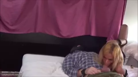 LB Girlfriends – Barbie – Femdom BJ For A Slave