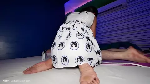 Ladyboy Gold – Natty 2 – Girlfriend Dress Full Body Massage Topping Bareback
