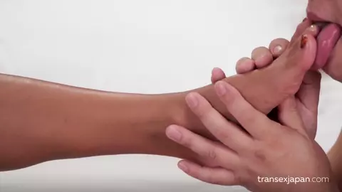 TranSex Japan – Miran Feet Worship And Blow Job