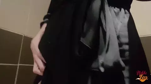 Butt Plug Play &amp; Masturbation in Public Toilet
