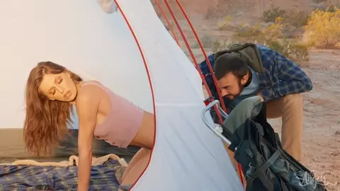 jade fait du camping