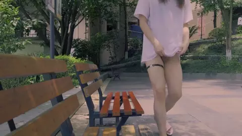 Amaya Lumina - Take off all Clothes to Enjoy the Summer Sunlight in the Tree Shadow and Cum Hard