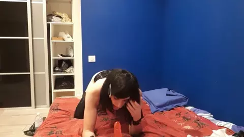 SeleneTG Cum explosion after weeks in chastity