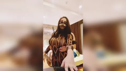 Arab goddess SK with a face veil