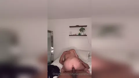 Cute TS Luna Stone getting fucked