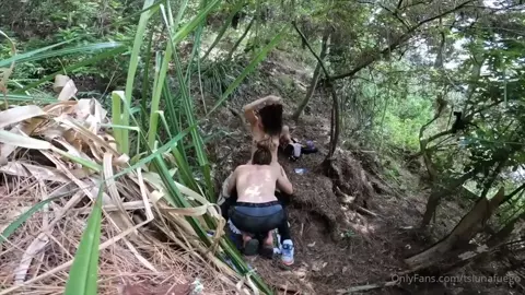 TOP ( TS LUNA FUEGO _ OUTDOOR SEX IN THE FOREST)