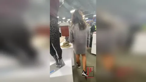 Petra Petrova pees on clothes all over store