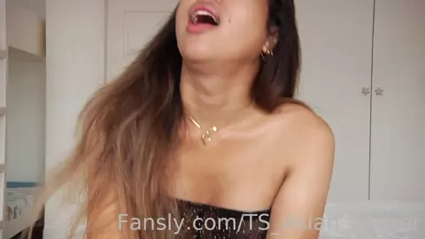 Asian Amber playing with dildo