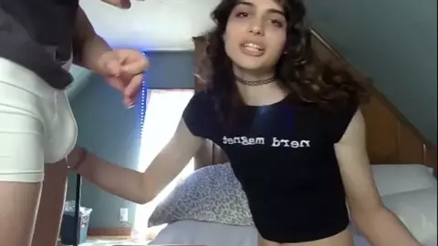 ts brat and bf tease and bj