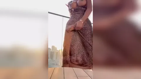 Parris Cumshot on the Balcony
