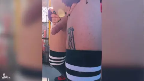 Exhibitionist Femboys Fuck On Public Street 2024   JAZZZBERRRY RAY SUGARBUTT SHIRI ALLWOOD