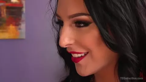 Chanel Santini & DJ - The Devil In A Red Dress (TS Seduction.2016)  60fps