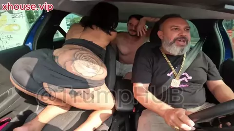 Trans get fucked in car