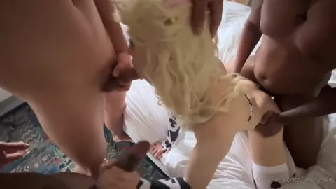 Naughty Ladyboy Gets Fucked By Some Friends